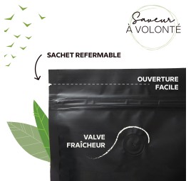 Café Nicaragua en Grain - Amérique Centrale - Torréfaction Artisanale Française - Paquet 1 kg avec Valve